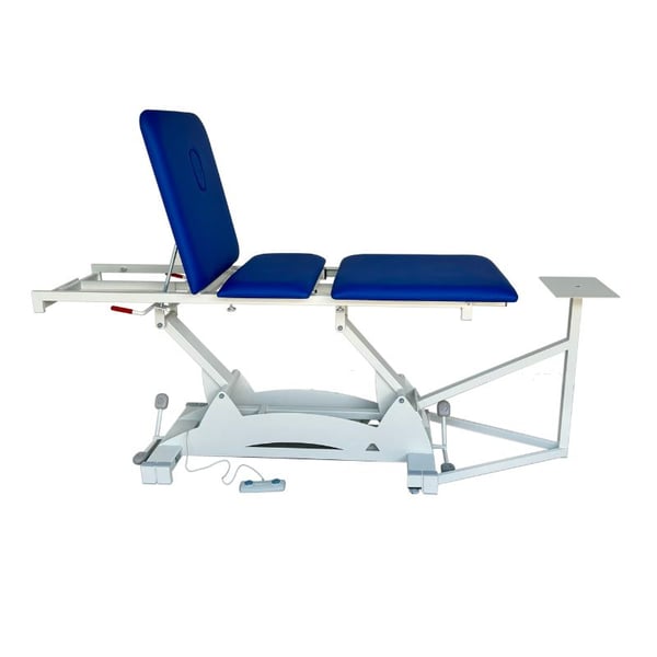 Tavolo per trazione Servitec con altezza elevabile: per il trattamento di pazienti che utilizzano la trazione cervicale e lombare